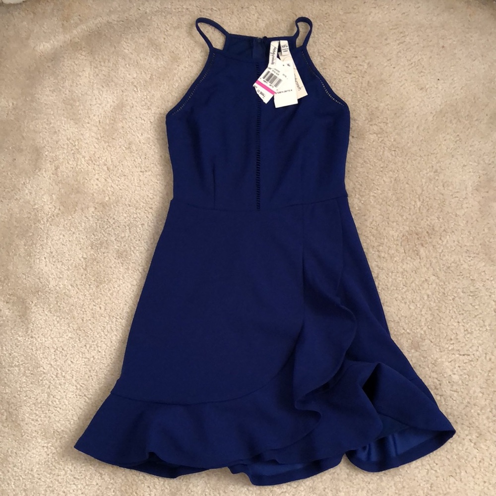 Speechless Ladies Royal Blue Homecoming Dress XXS NWT